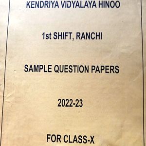 Class 10th , KVS Sample Paper ( All Subjects )