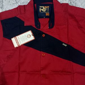 Red Color Men's Branded shirt From Rack Fuel