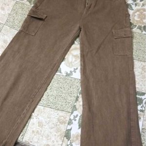 Brown Cargo Jeans