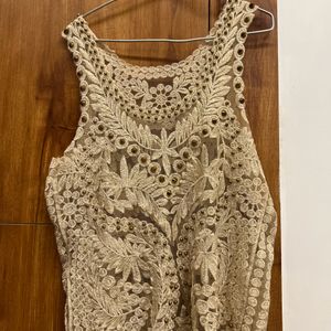 Gold Net Tunic