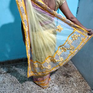 SALE🥳Net Saree 💛only Sare