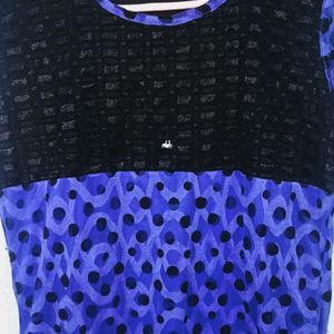 Royal Blue Sleeveless Kurta