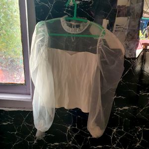 Urbanic Sheer White Tops