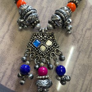 Oxidised Navratri Set