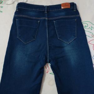 Dark Blue Straight Jeans