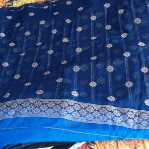 Blue Saree