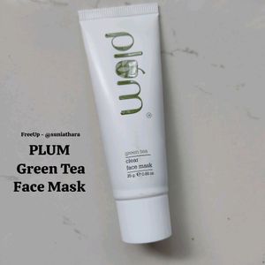 PLUM Green Tea Clear Face Mask