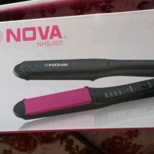 Nova NHS-900 Hair Straightener {BLACK/PINK}