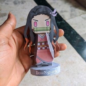 Anime Demon Slayer Nezuko Chibi Figurine(Paper)