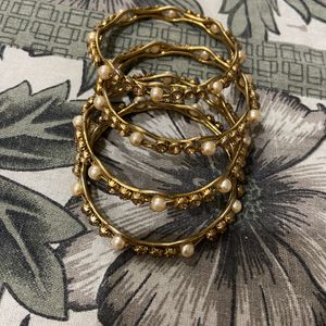 Golden Bangle Set