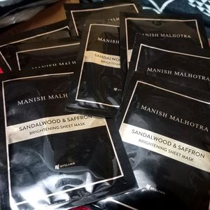 Pack Of 8 Manish Malhotra Brightening Sheet Mast