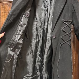 Koovs Black Coat