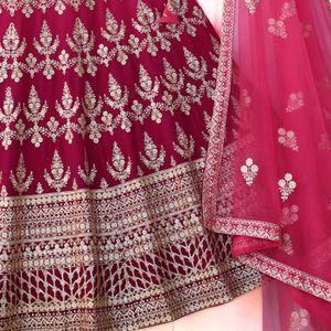 Shadded dark Pink lehenga