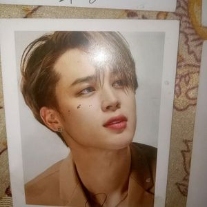 Jimin's Big Photocards With Sign