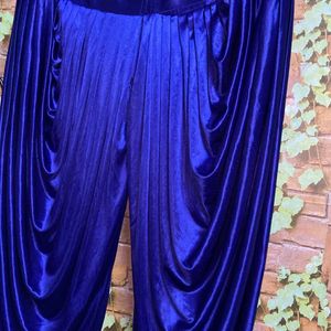 Beautiful blue colour Dhoti salwar