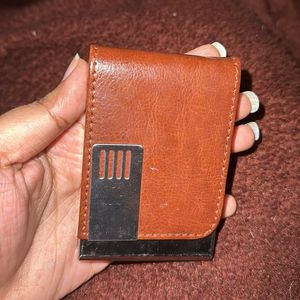 Metal Leather Card/ Tabac*co Holder