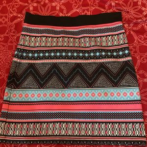 Bohemian Print Skirt