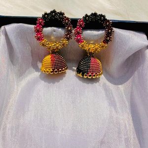 Multi Color Jhumka