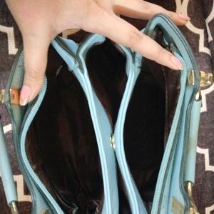 Pastel Blue Hand Bag