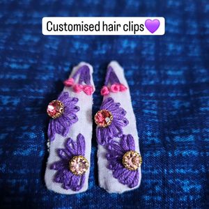 Customised Hair Clips