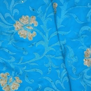 Mom's Saree - Sea Green Colour