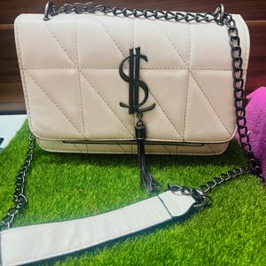 White Sling Bag