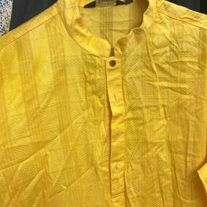 Elegent Mens Haldi Ceremony Kurta