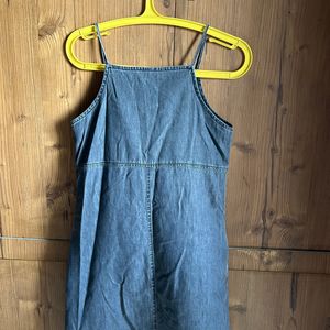 Denim dress - Grey