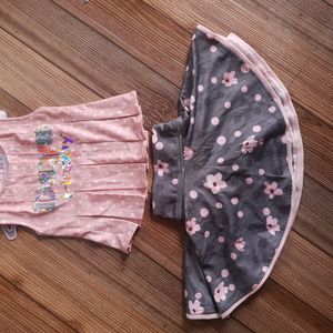 Baby Girl Top Skirt Dress