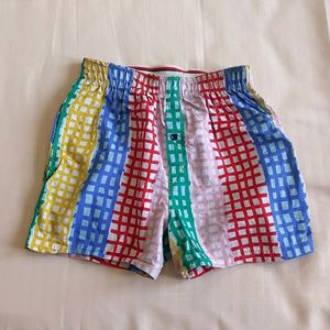 Colour Brick Print Boxers