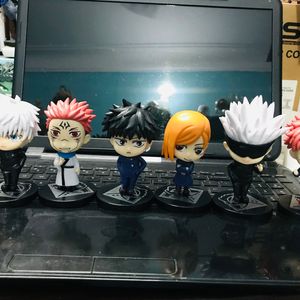 Jujutsu Kaisen Small Miniature Set Of 6 Pcs 10 Cm