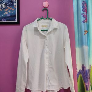 White Casual Shirt Size 36-40 Stretchable