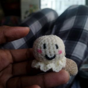 Crochet mini octopus plushie blobs