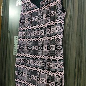 Printed Long Sleeveless Top(Women)