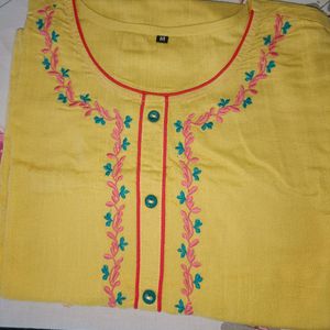 Yellow Kurta