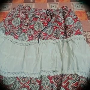 ETHNIC SKIRT ( FREE SIZE )