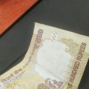 Old Indian Currency 500/-