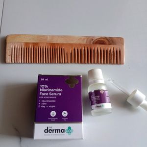 10% Niacinamide Serum With Wooden Comb