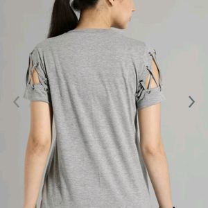 Roadster Women Grey Tshirt