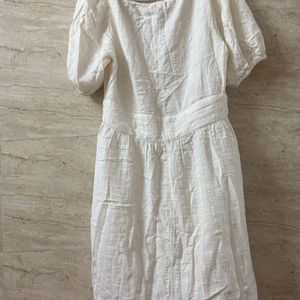 Cream White Dress