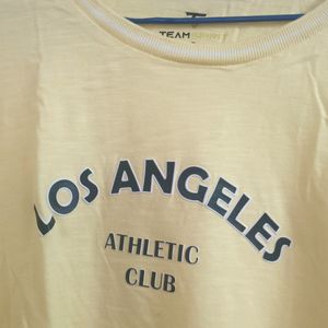 Team Spirit Yellow Los Angeles Tshirt