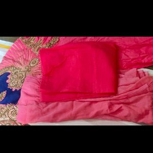 Pink Anarkali Set