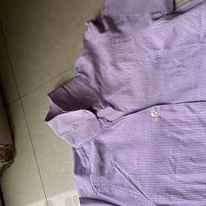 Purple Check Shirt