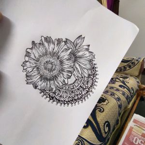 Mandala Flower Art