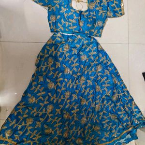 Sky Blue Choli