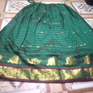 Pattu Pavadai Lehenga And Blouse