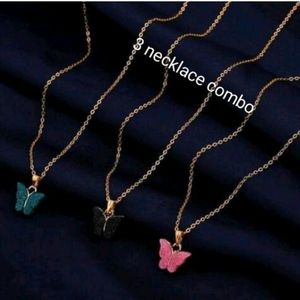 Shimmering Beautiful Necklace Combo For Women And Girls