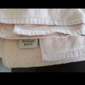 Combo of 3 Unisex Big Bath Towels for Men & Women