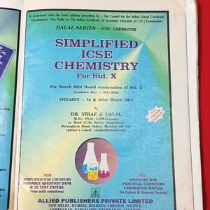 Simplified Chemistry For Class X By Viraf J.Dalal