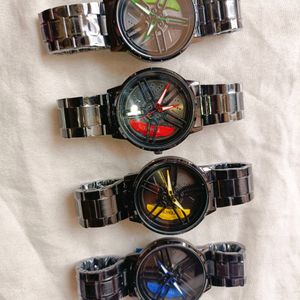 ROTATING GYRO WHEEL WATCH